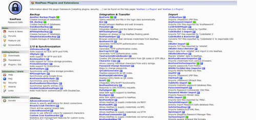 KeePass Plugins.