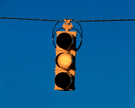 Traffic Light on Yellow