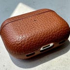 The Woolnut AirPods Pro 2 case is clad in leather