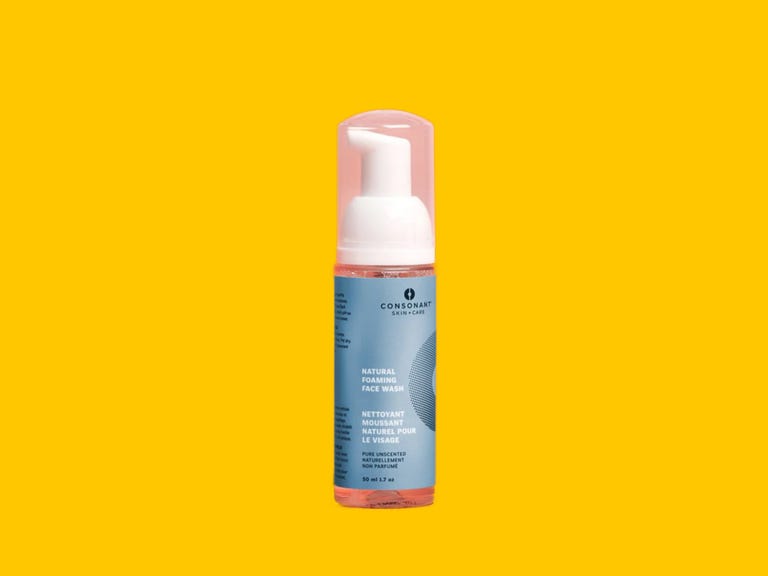 Close up of Consonant foaming cleanser