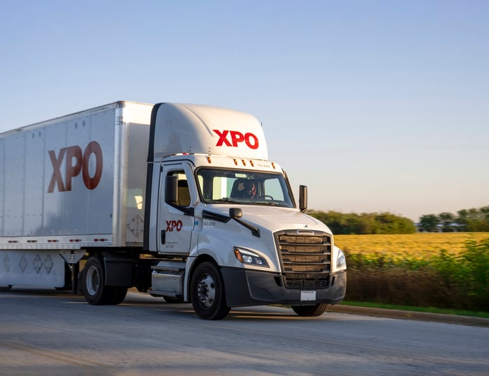 An XPO truck