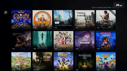 A portion of the demos currently free to download on the PS5 PlayStation Store.