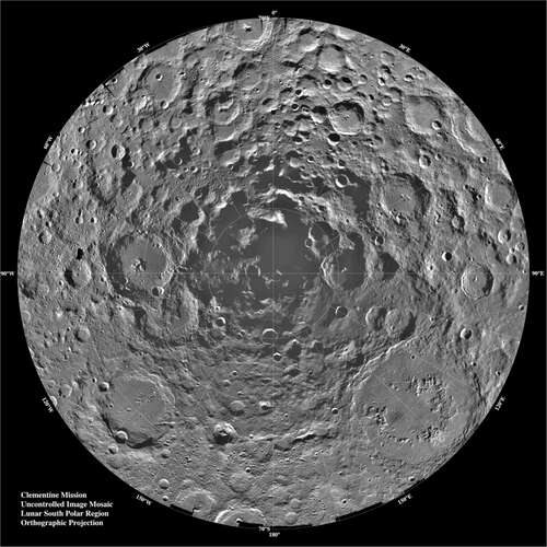 The lunar southpole 