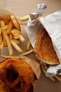 fast food, junk food, poor diet