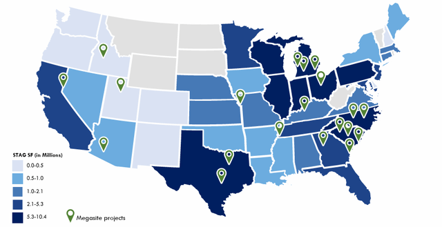 A map of the united states Description automatically generated