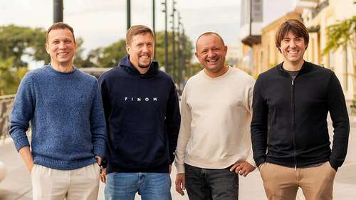 Finom founders: Andrey Petrov, Yakov Novikov, Oleg Laguta, Kos Stiskin.