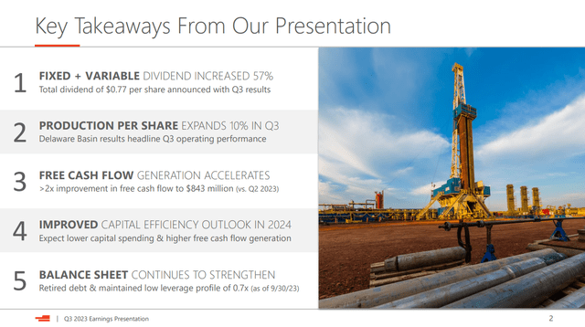 Devon Energy Q3 Key Takeaways