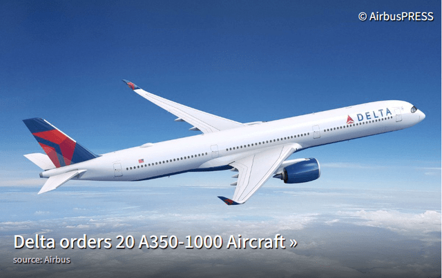 DAL A350-1000 order