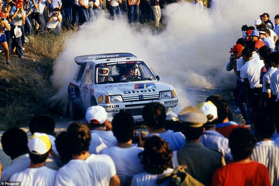 The 205 Turbo T16 racer proved hugely successful, claiming back-to-back World Rally Championship titles in 1985 and 1986 with respective Finnish drivers Timo Salonen (pictured) and Juha Kankkunen at the wheel