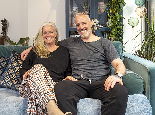 Empty nest to nest egg: Claudine Frost and partner Daniel sold a five-bedroom house to free up cash