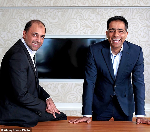 Parting ways? Billionaire brothers Zuber and Mohsin Issa, who are said to have fallen out