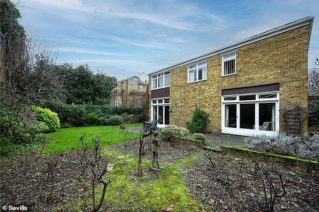 There is a large garden at the rear of the house that includes some established planting