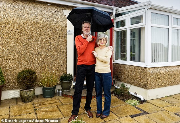 Trapped: Jim and Simone Steele want to see stamp duty abolished so they can downsize from their current property just outside Haverfordwest in Pembrokeshire