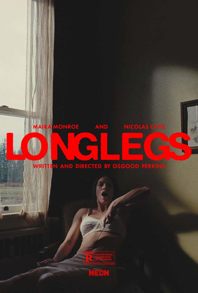 Image for article titled Longlegs&#39; Long-Awaited Teaser Oozes Slow-Burn Horror Mystery