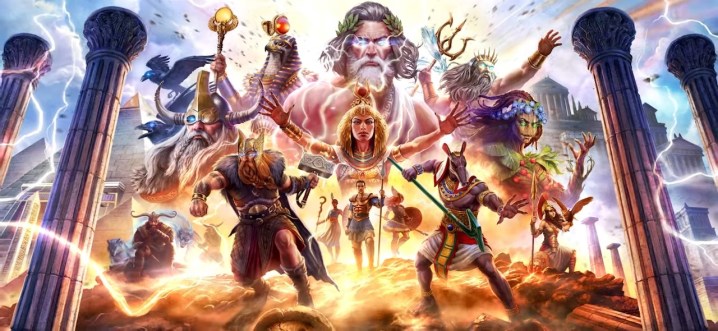 Key art for Age of Mythology: Retold.