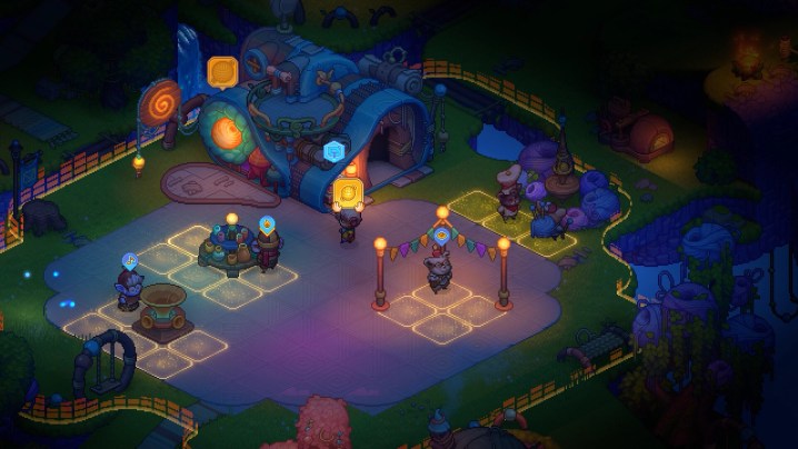 Party gameplay from Bandle Tale: A League of Legends Story.