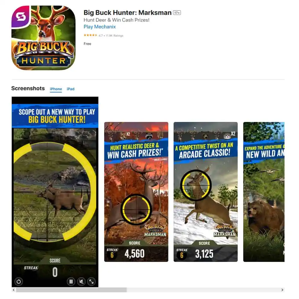 Big Buck Hunter Marksman app