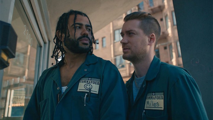 Daveed Diggs and Rafael Casal in Blindspotting.