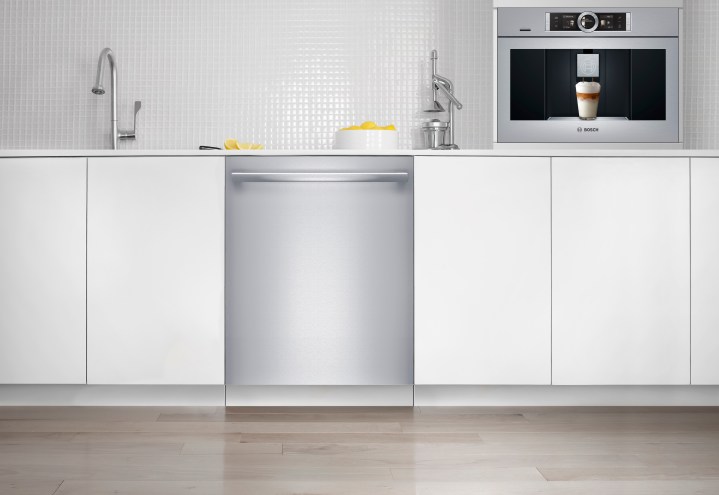 A Bosch dishwasher in the kitchen.