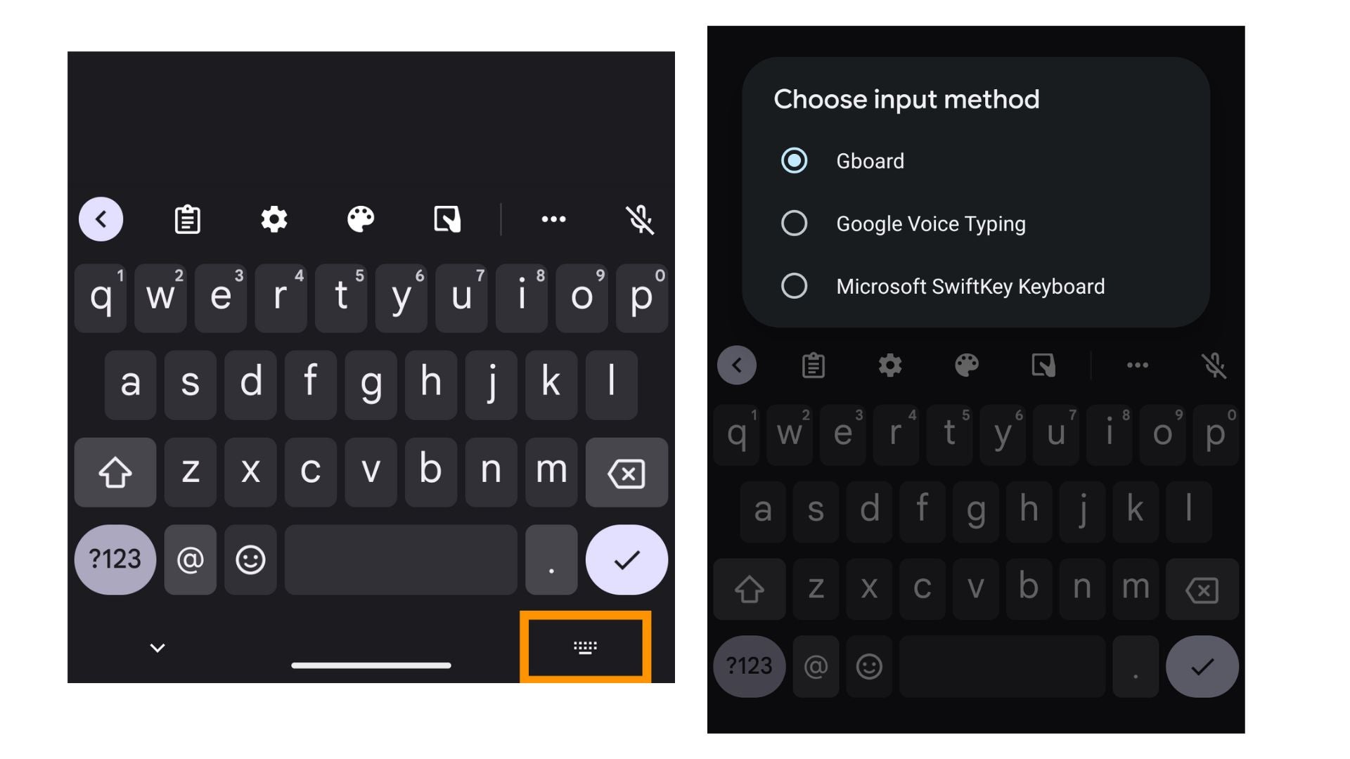 Android Keyboard options