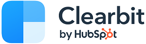 Clearbit logo.