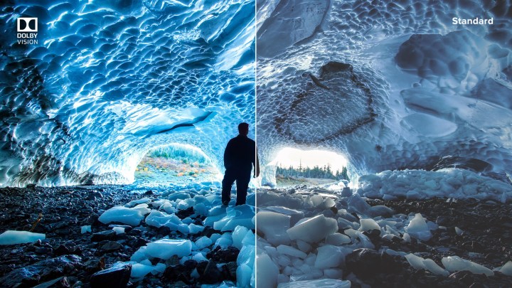 Dolby Vision image of a cave.