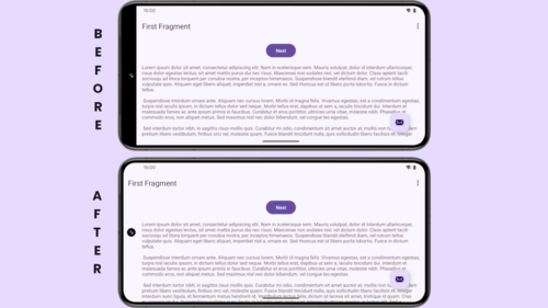 Edge to edge in landscape comparison