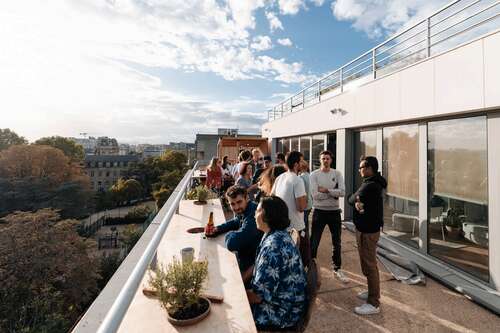 Alan's office rooftop