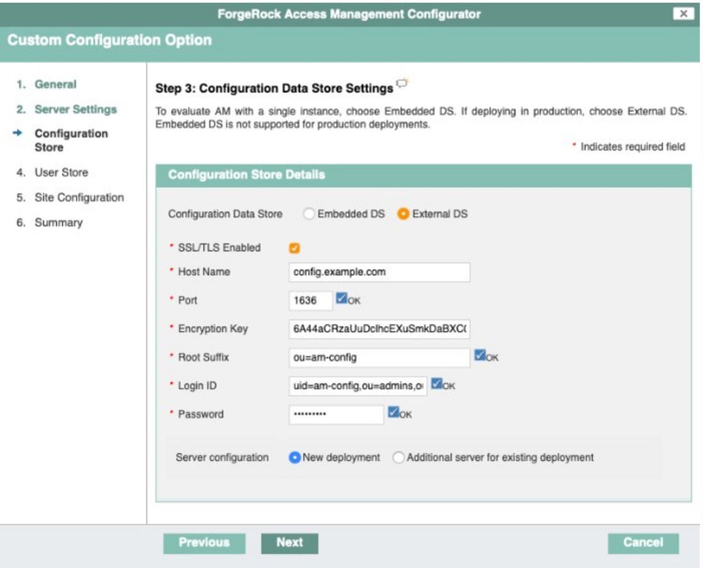 Figure E: ForgeRock custom configurator. Image: ForgeRock