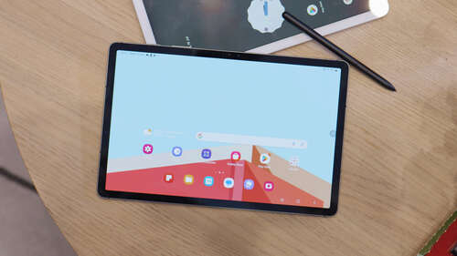 Galaxy Tab S9 display with S Pen