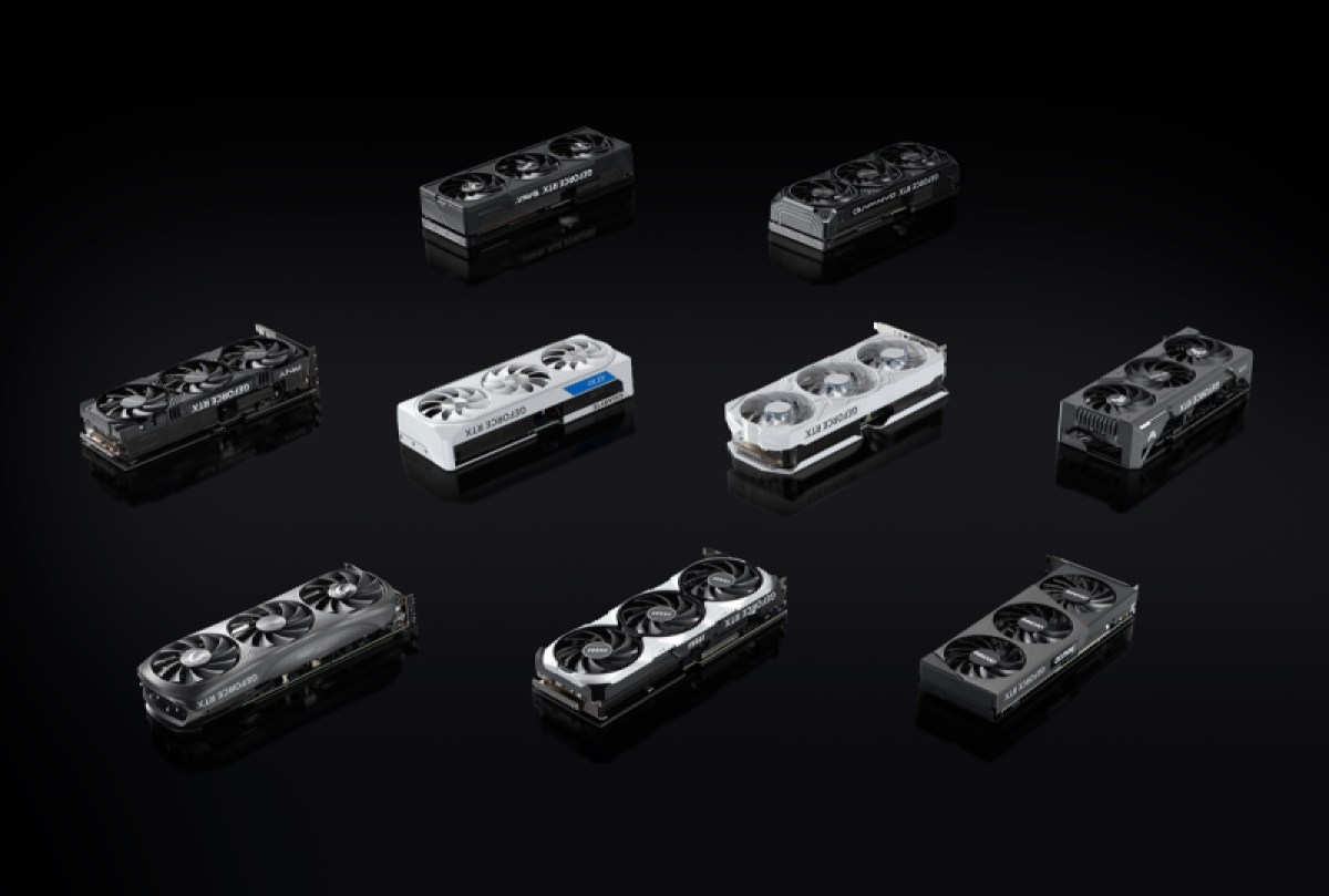 Nvidia GeForce RTX 4070 Ti Super partner cards.