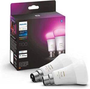 Save 22% on a pair of Philips Hue colour bulbs