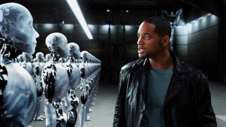 Will Smith in I, Robot.