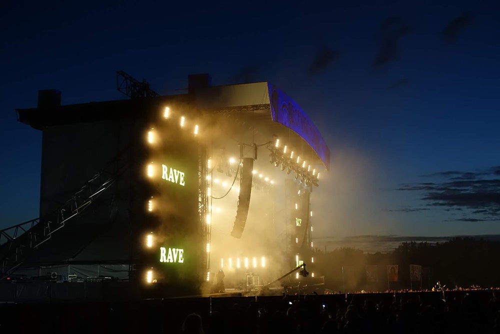 Isle of Wight festival with Fat-Boy Slim