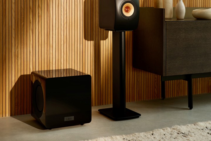 The KEF KC92 subwoofer.