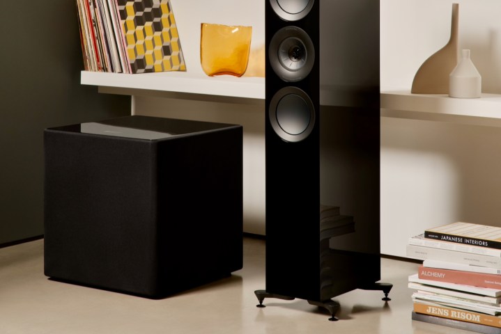 The KEF Kube 15 MIE subwoofer.