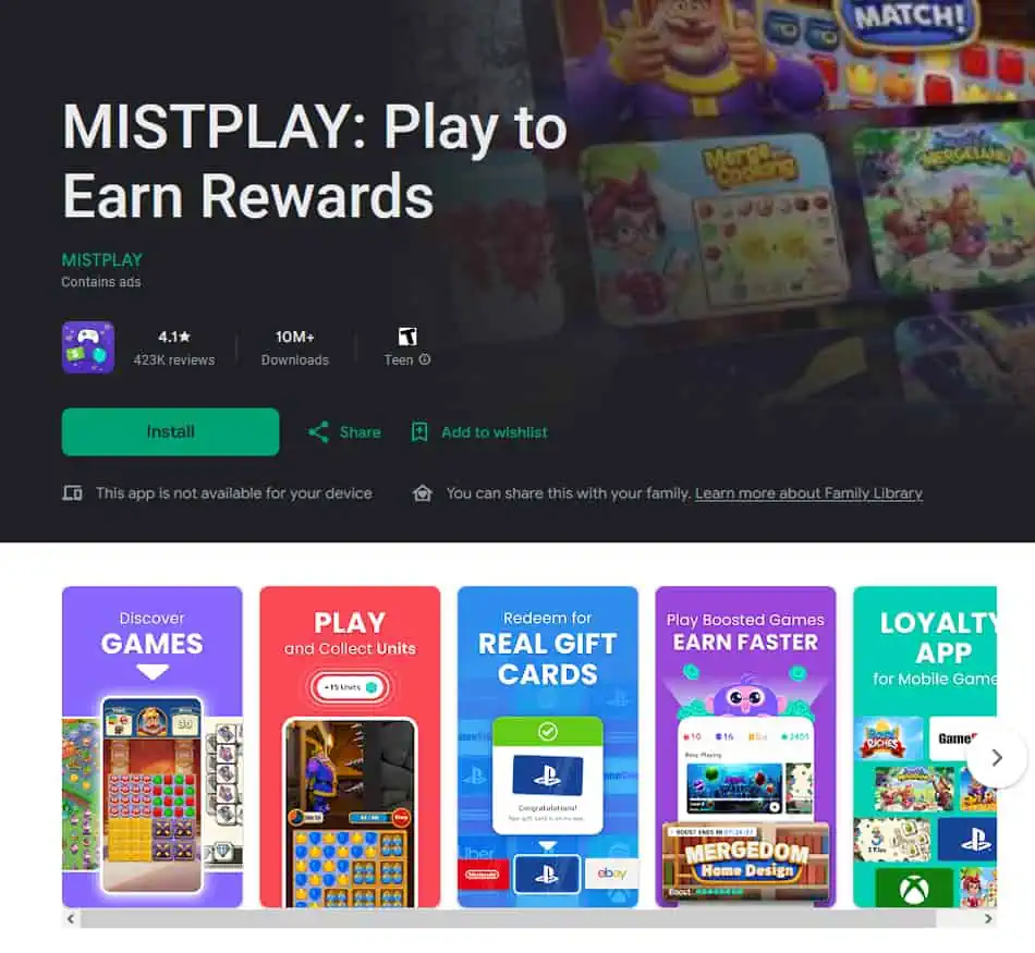 Mistplay app