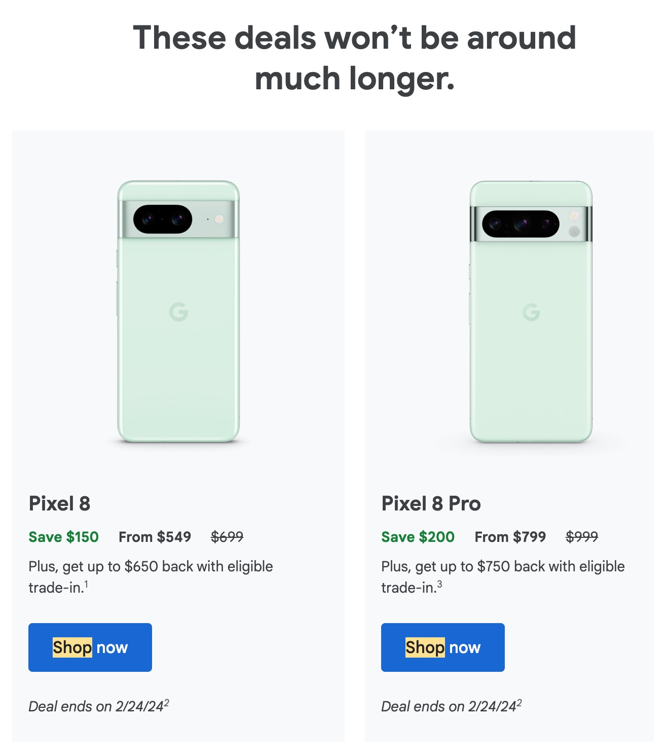 Pixel 8 Pro Deal - Final Days