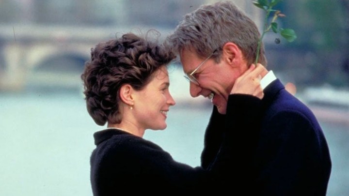 Julia Ormond and Harrison Ford in Sabrina.