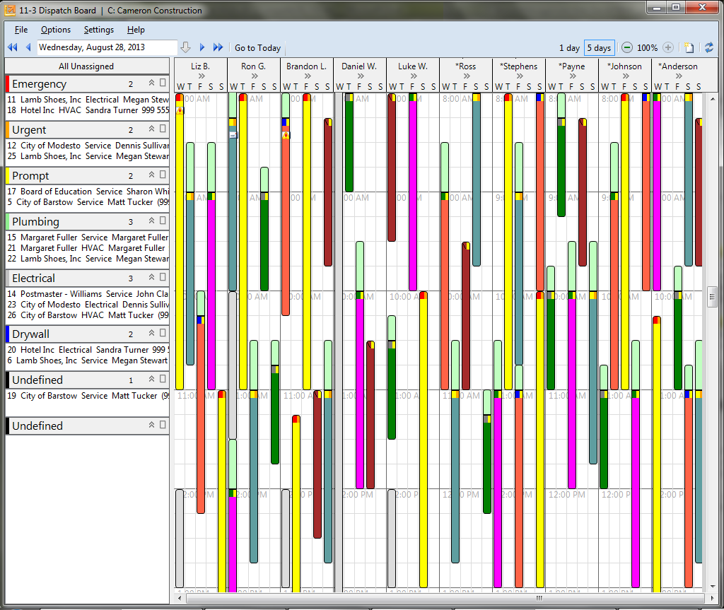 Stay on top of dispatch through Sage 100 Contractor for maximum efficiency.