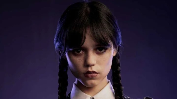 Jenna Ortega as Wednesday.