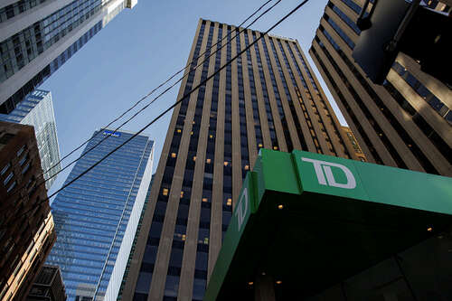 TD Bank Branches As Collapse Of SVB Poisons Investor Sentiment For Regional Banks