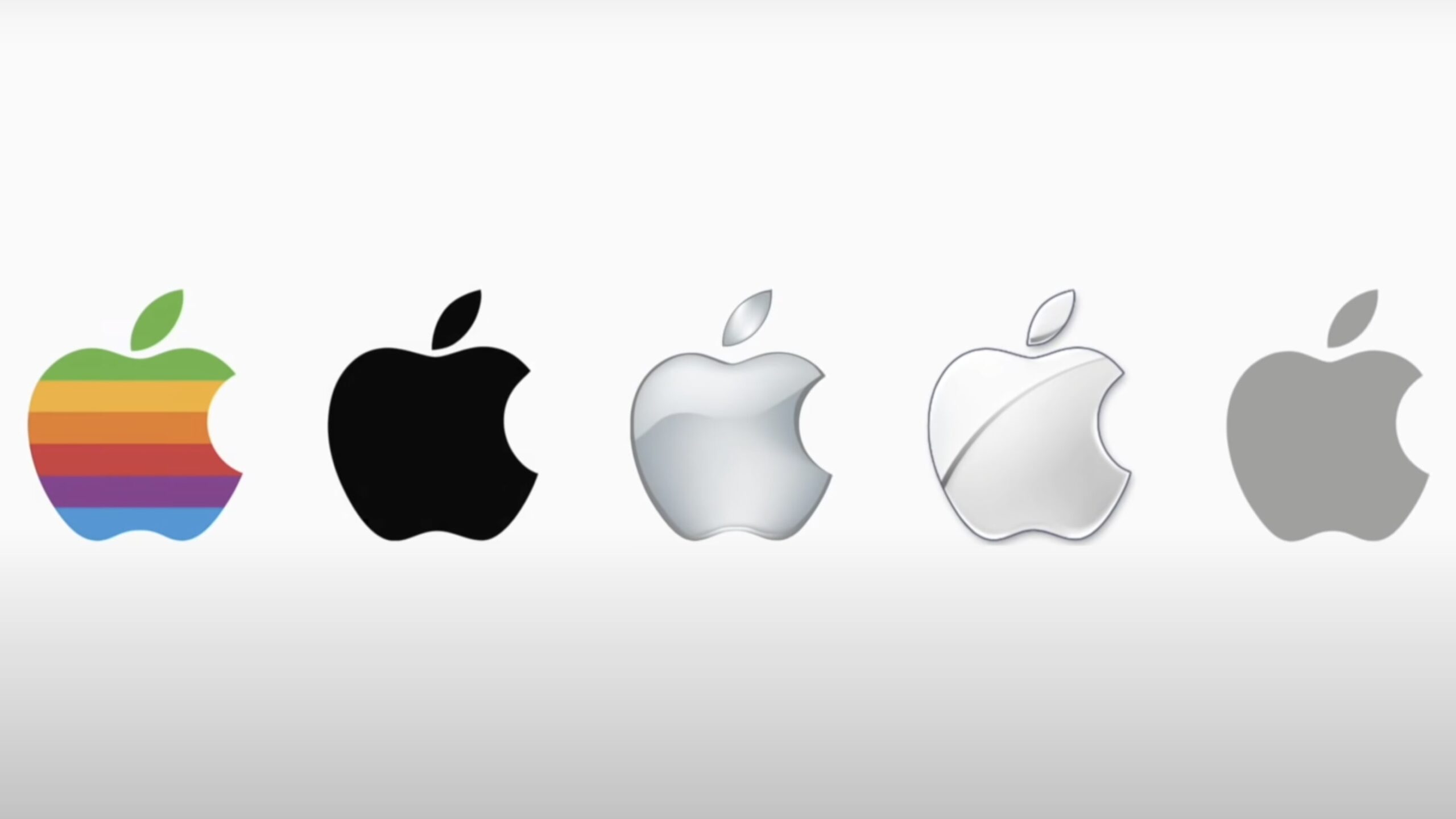 apple logo evolution