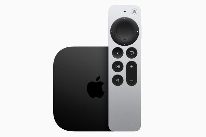 The new Apple TV 4K, 3rd-generation, with the Siri remote. 