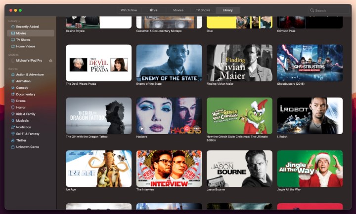 Apple TV App on Mac