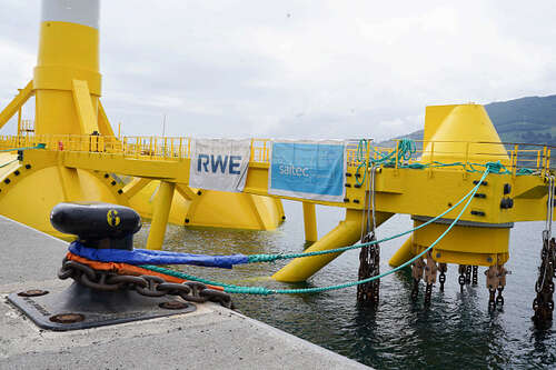 Inauguration Of The Demosath Floating Offshore Wind Platform In Bilbao