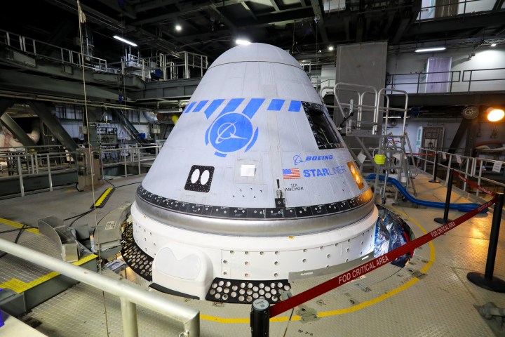 Boeing’s CST-100 Starliner spacecraft.