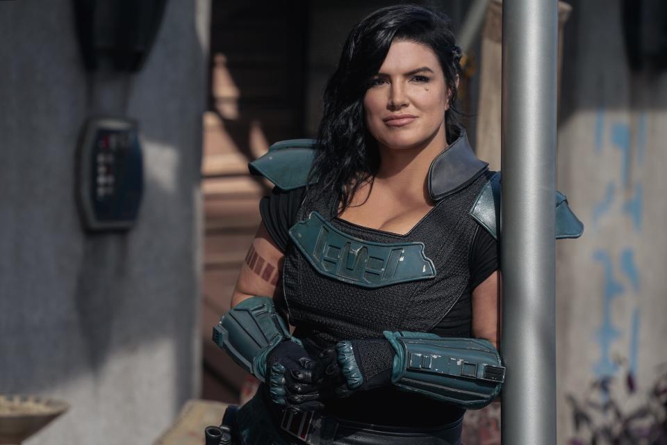 Gina Carano as Cara Dune in season two of The Mandalorian