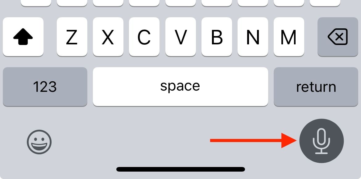 Toggle iPhone dictation on in iOS 17.